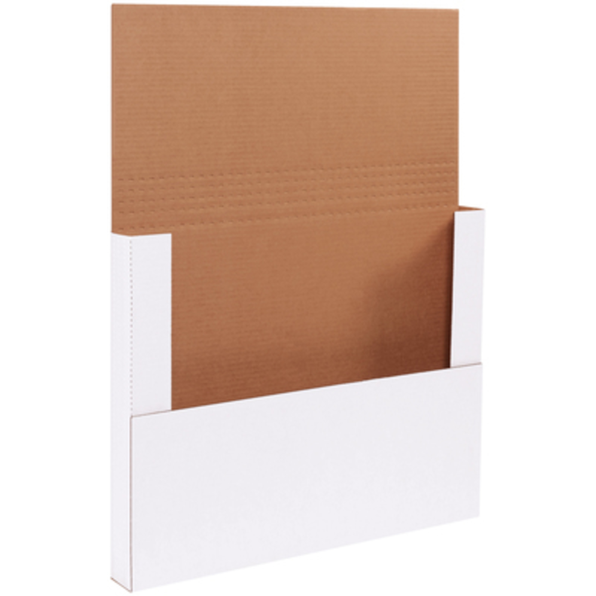20 x 16 x 2in. White Easy-Fold Ms 50/CS, Length 20 in, Model# M20162BF